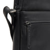 Leather Shoulder Bag Black Anzora