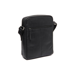 Leather Shoulder Bag Black Anzora