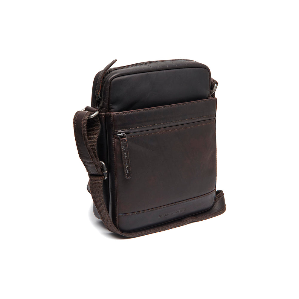 Leder Umhängetasche Braun Anzora