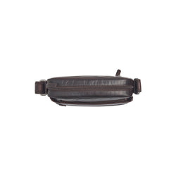 Leather Shoulder Bag Brown Anzora