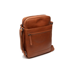 Leather Shoulder Bag Cognac Anzora