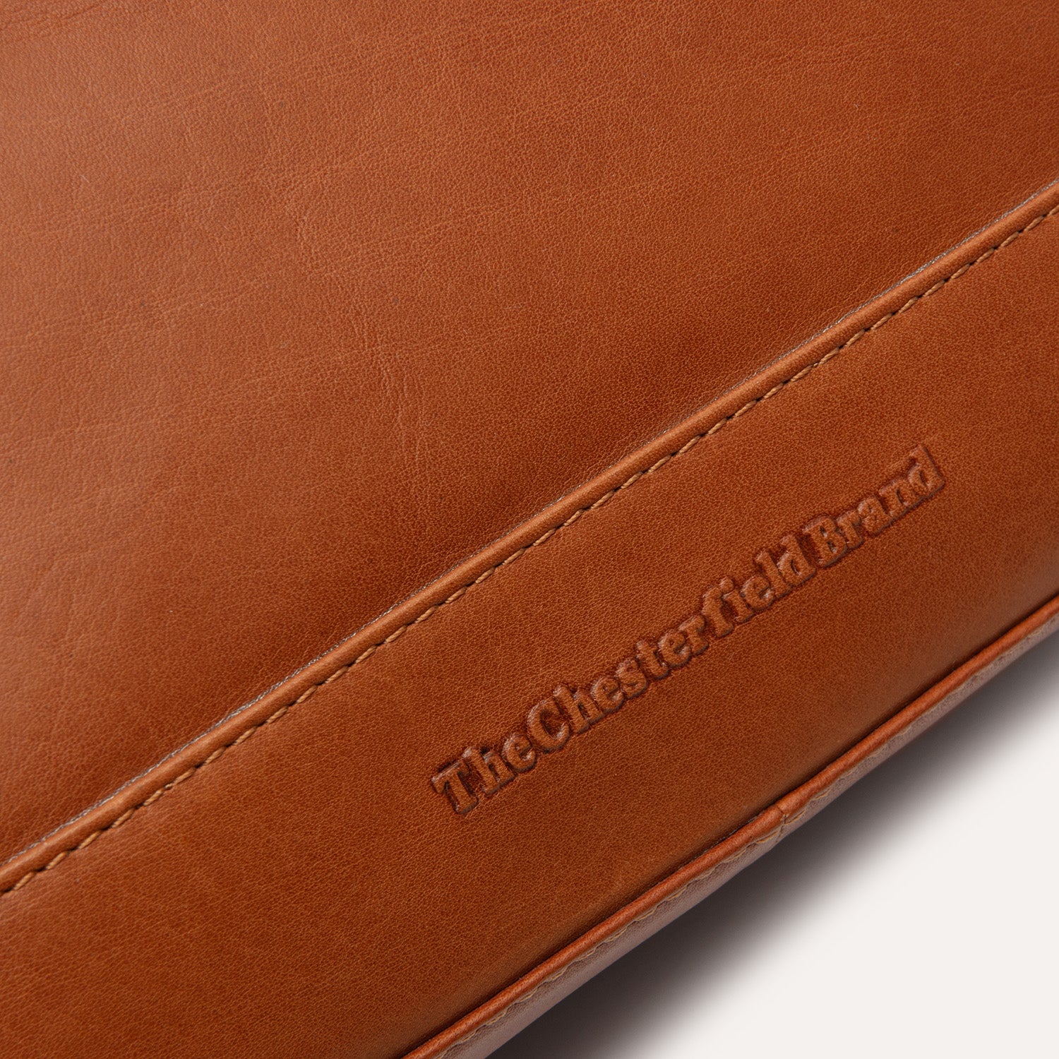 Leather Shoulder Bag Cognac Anzora