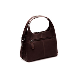 Leather Shoulder Bag Brown Lunera