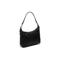 Leather Shoulder Bag Black Skara
