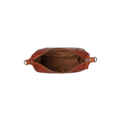 Leather Shoulder Bag Cognac Skara