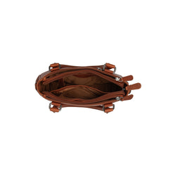Leather Shoulder Bag Cognac Fenja