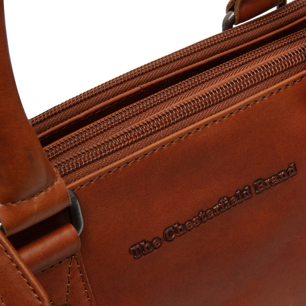 Sac à Main en Cuir Cognac Fenja