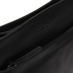Leather Shoulder Bag Black Mirea
