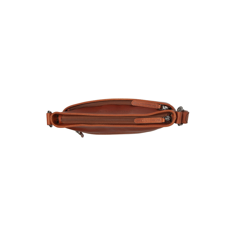 Leder Umhängetasche Cognac Mirea