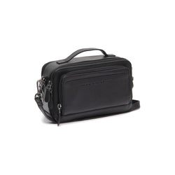 Leather Shoulder Bag Black Rovon