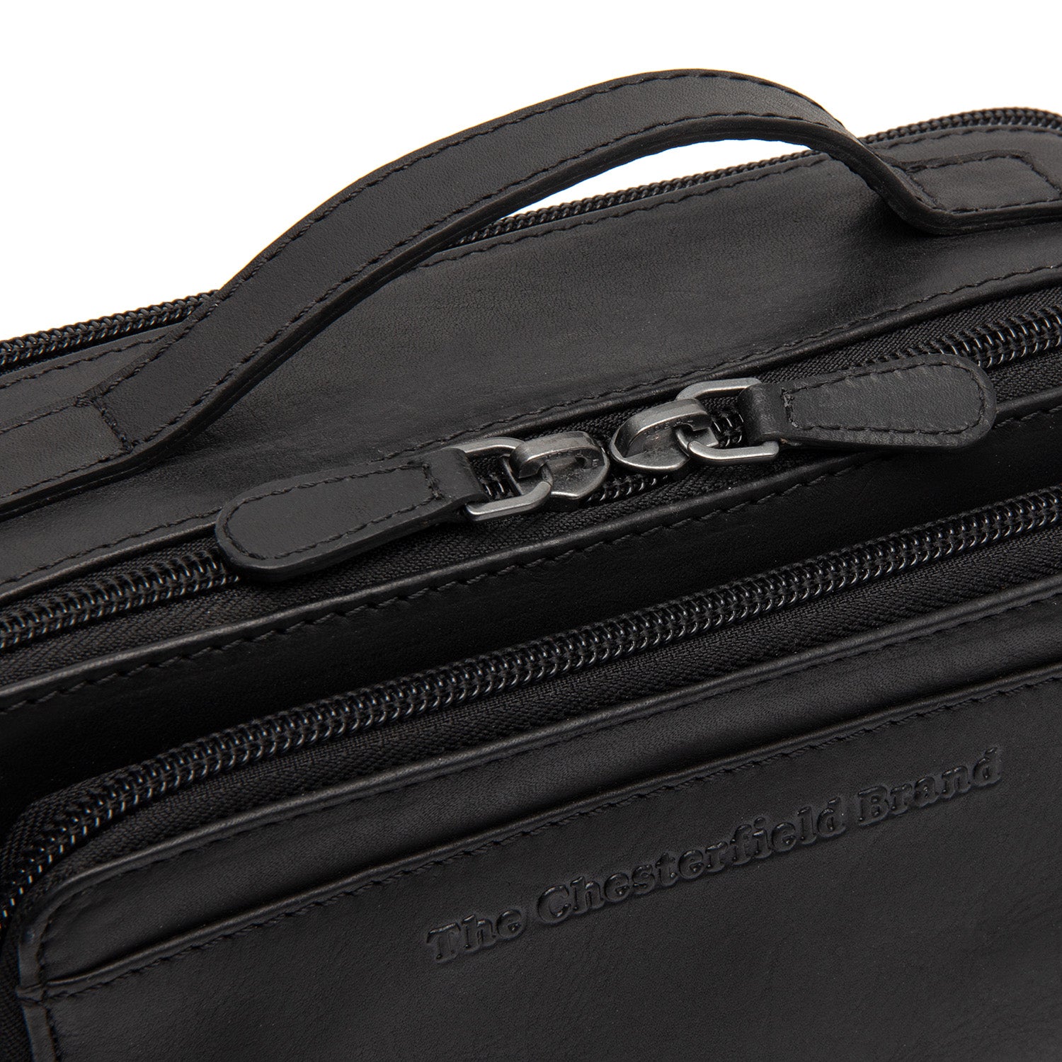 Leather Shoulder Bag Black Rovon