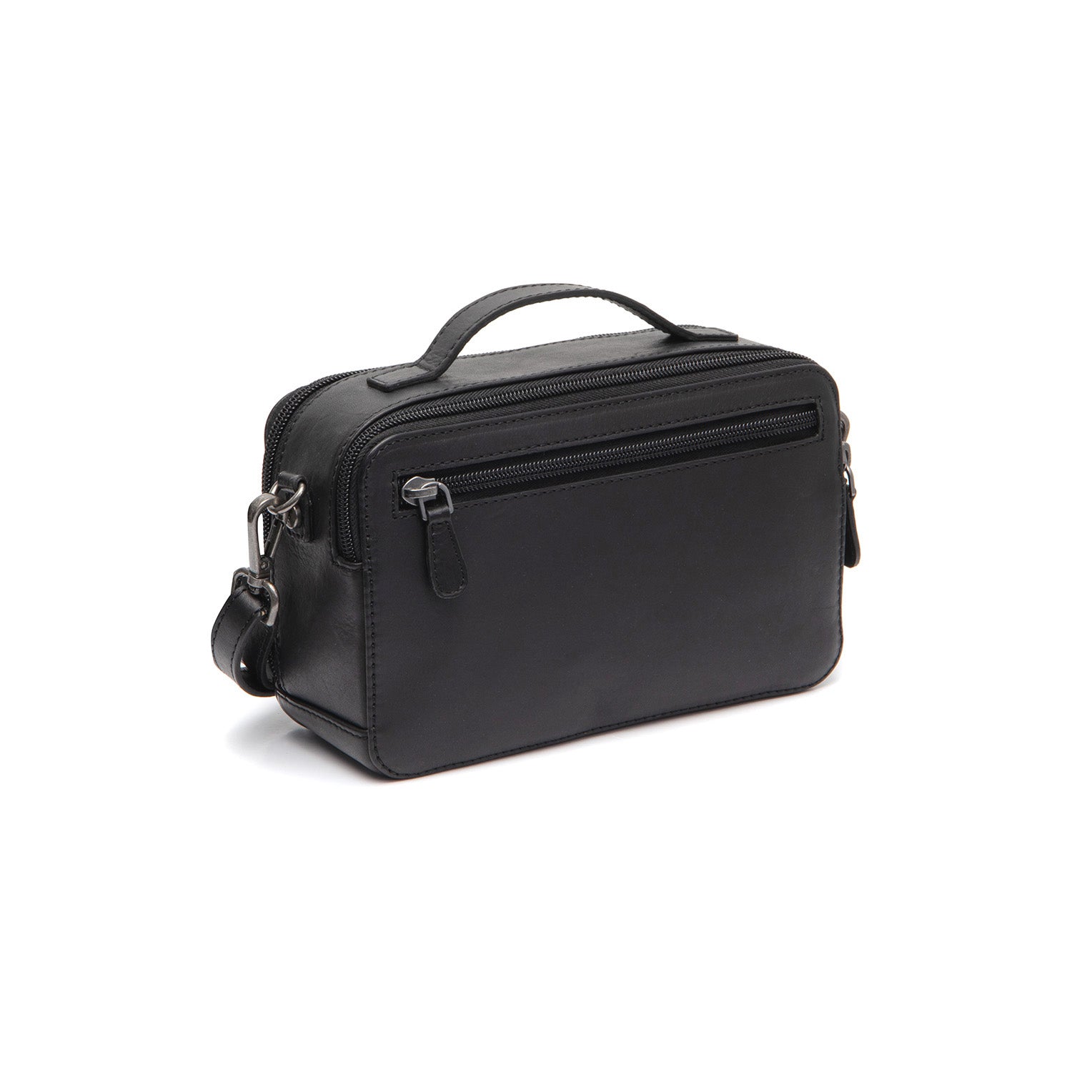 Leather Shoulder Bag Black Rovon
