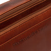 Leather Shoulder Bag Cognac Rovon