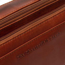 Leather Shoulder Bag Cognac Rovon