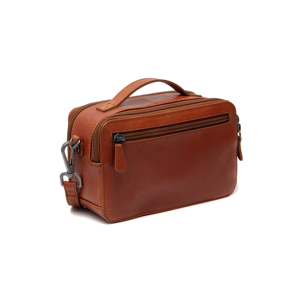 Leder Umhängetasche Cognac Rovon