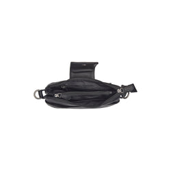 Leather Shoulder Bag Black Calora