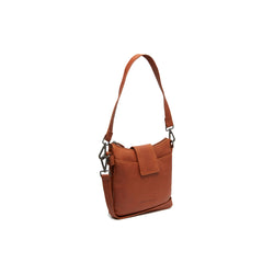 Leather Shoulder Bag Cognac Calora