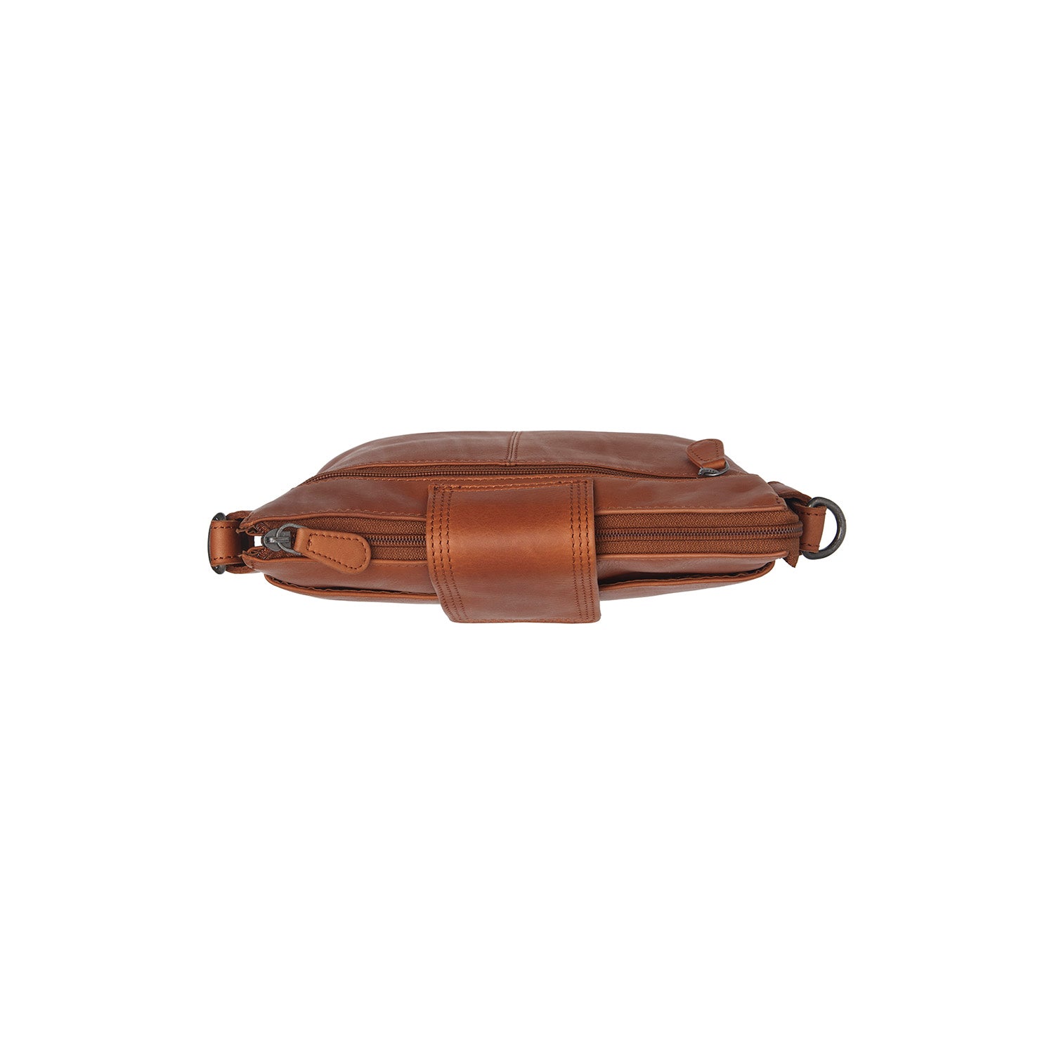 Leder Umhängetasche Cognac Calora