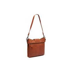Leather Shoulder Bag Cognac Calora