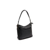 Leather Shoulder Bag Black Tivra