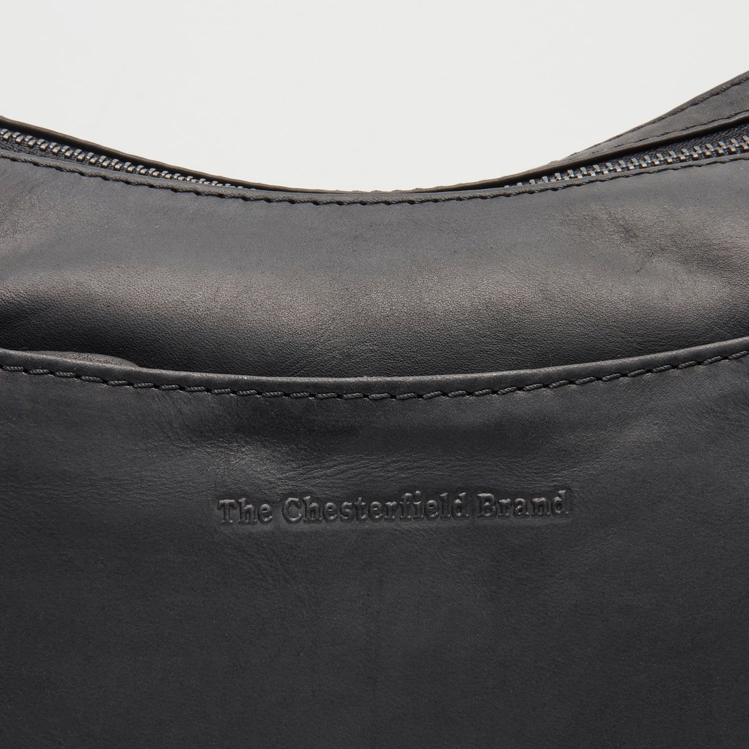 Leather Shoulder Bag Black Tivra