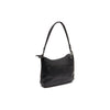 Leather Shoulder Bag Black Tivra