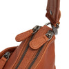 Leather Shoulder Bag Cognac Tivra