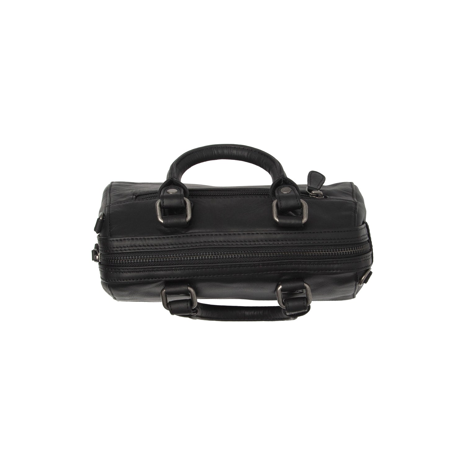 Leather Shoulder Bag Black Dalford