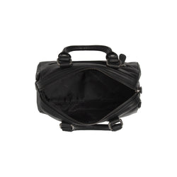 Leather Shoulder Bag Black Dalford