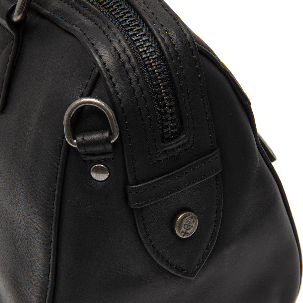 Sac à Main en Cuir Noir Dalford