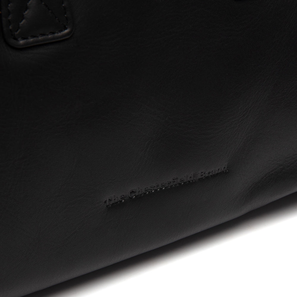 Sac à Main en Cuir Noir Dalford