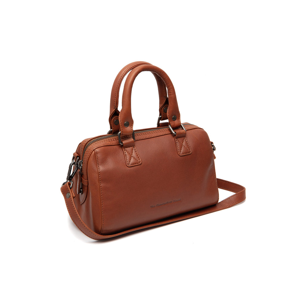 Leder Handtasche Cognac Dalford