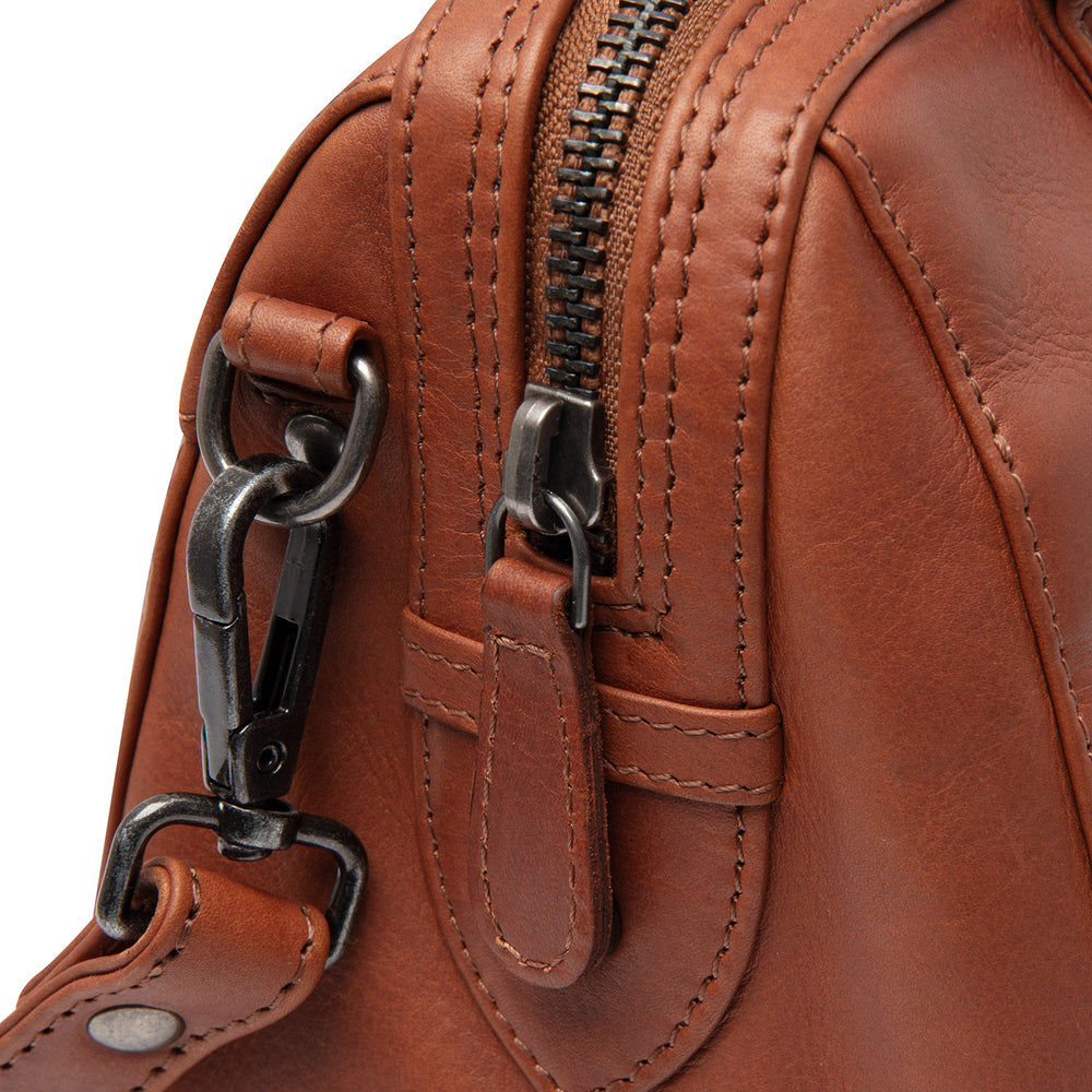 Leder Handtasche Cognac Dalford