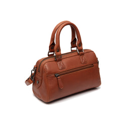 Leather Shoulder Bag Cognac Dalford