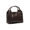 Leren Shoulder Bag Bruin Salina