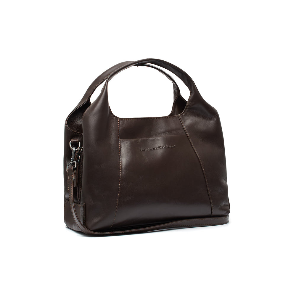 Leather Handbag Brown Salina