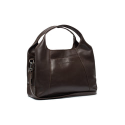 Leren Shoulder Bag Bruin Salina
