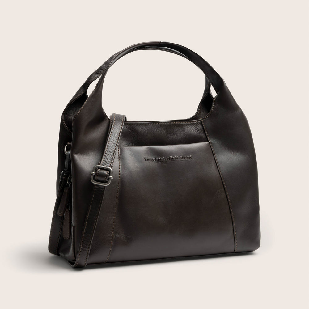 Leather Handbag Brown Salina