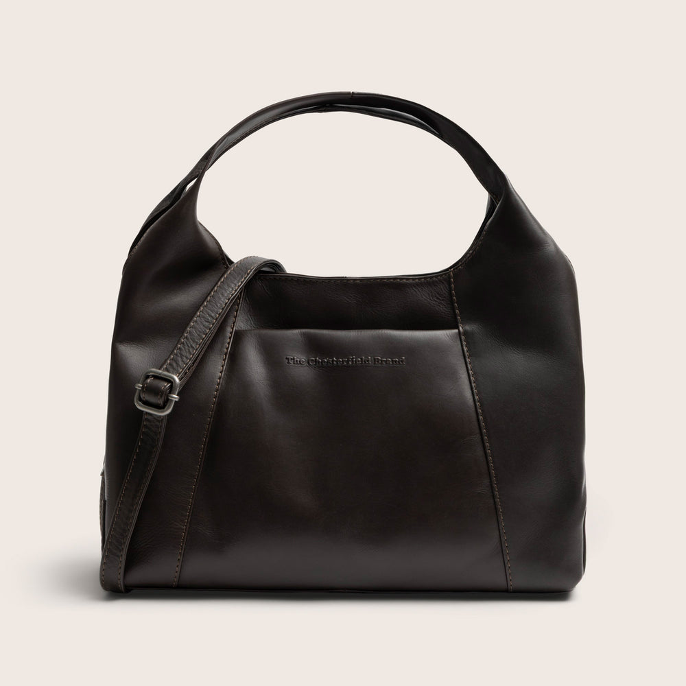 Leather Handbag Brown Salina