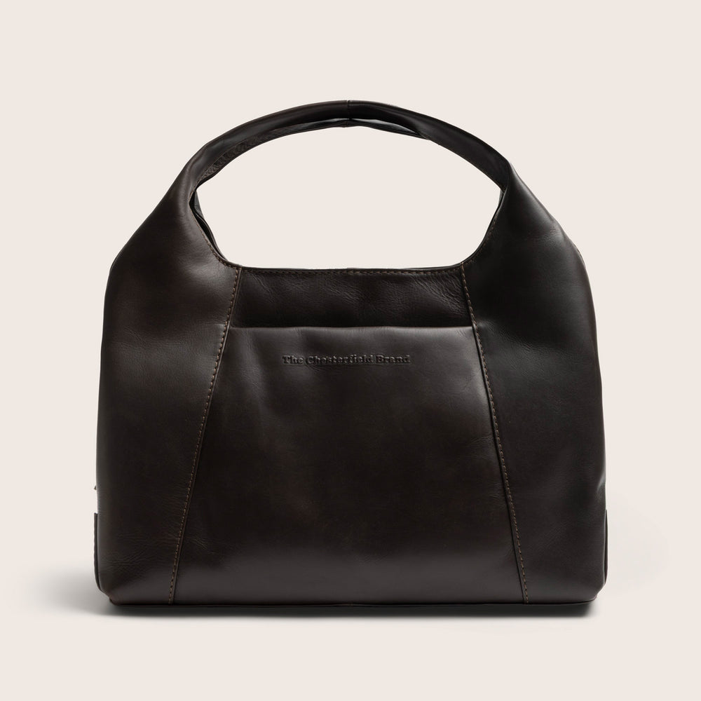 Leather Handbag Brown Salina