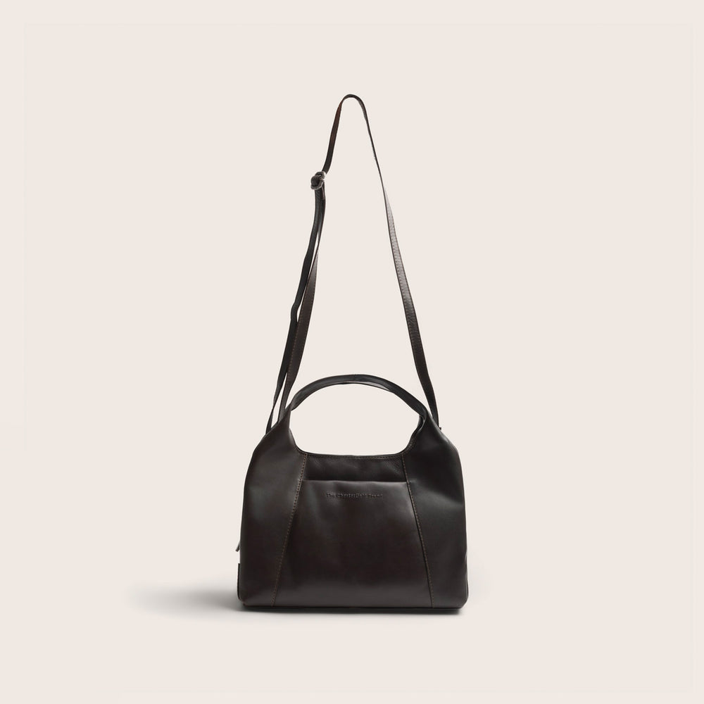 Leather Handbag Brown Salina