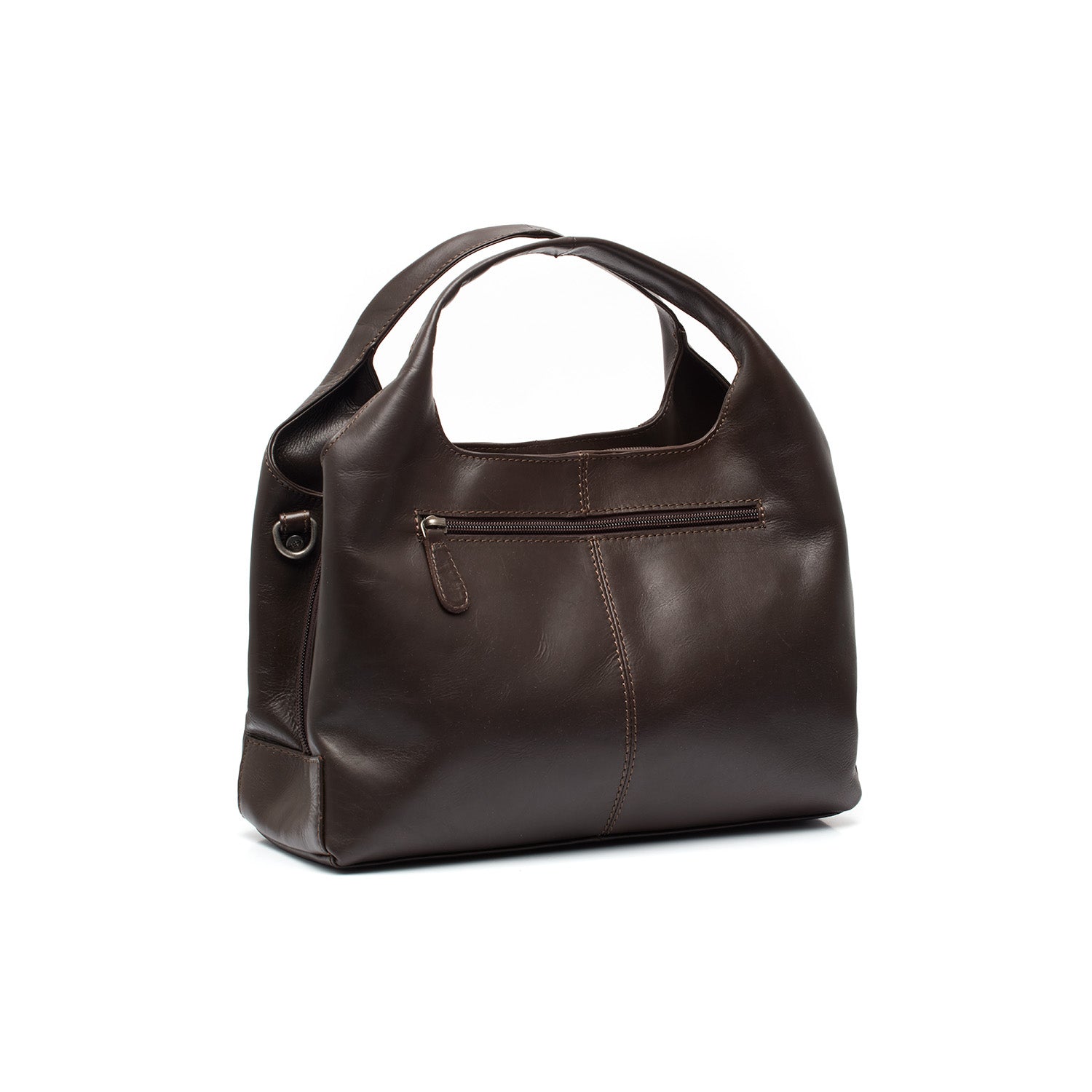 Leren Shoulder Bag Bruin Salina
