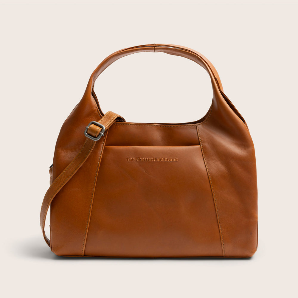 Leather Handbag Cognac Salina