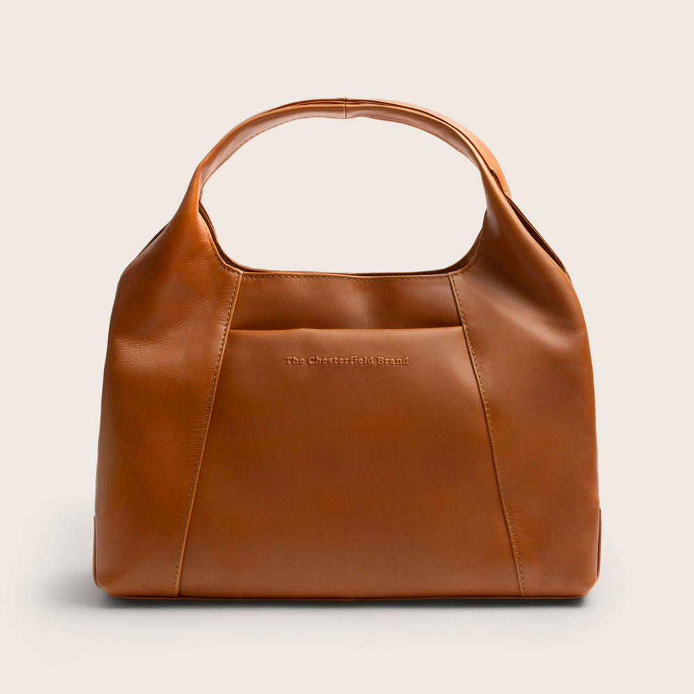 Leather Handbag Cognac Salina