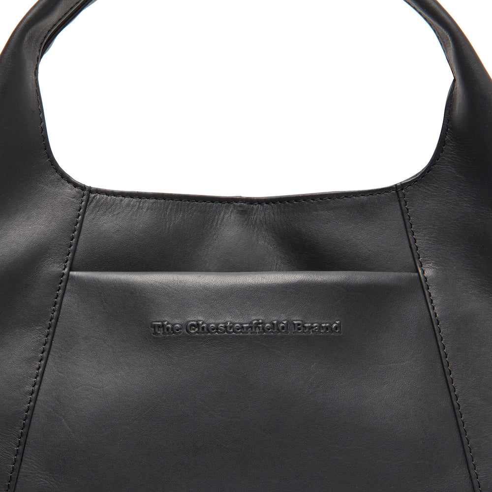 Sac à Main en Cuir Noir Salina