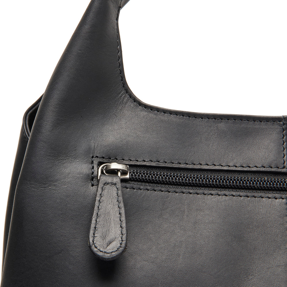 Sac à Main en Cuir Noir Salina