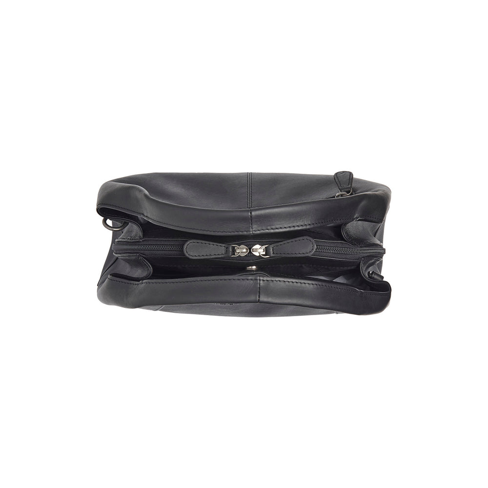 Sac à Main en Cuir Noir Salina