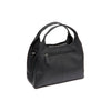 Leather Shoulder Bag Black Salina