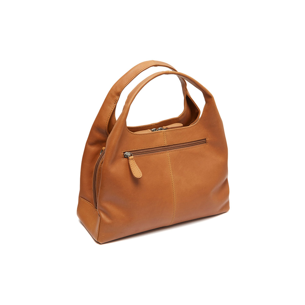 Leder Handtasche Cognac Salina
