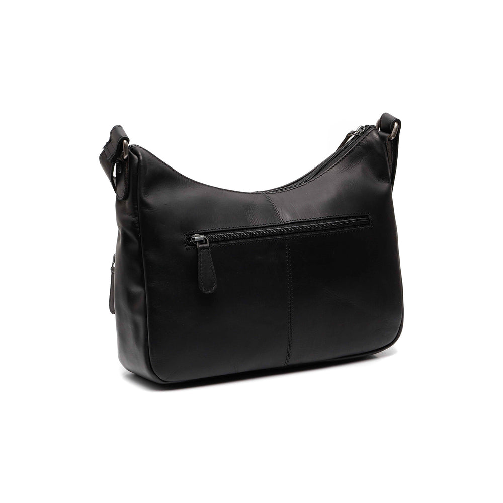 Leather Crossbody Bag Black Valenora
